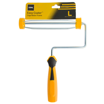 Coral Easy Coater Paint Roller Frame with a Soft Grip Handle and Cage Design 9 inch 1.75